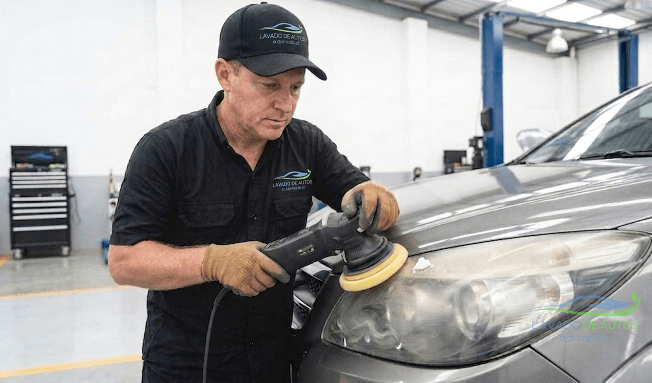 PULIDO DE FOCOS DE AUTOS lavado de autos a domicilio